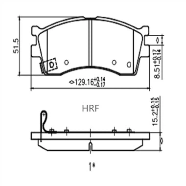 Zavorne ploščice za Kia Rio